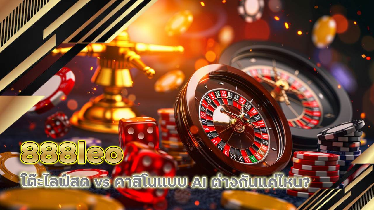 888leo โต๊ะไลฟ์สด vs คาสิโนแบบ AI ต่างกันแค่ไหน?