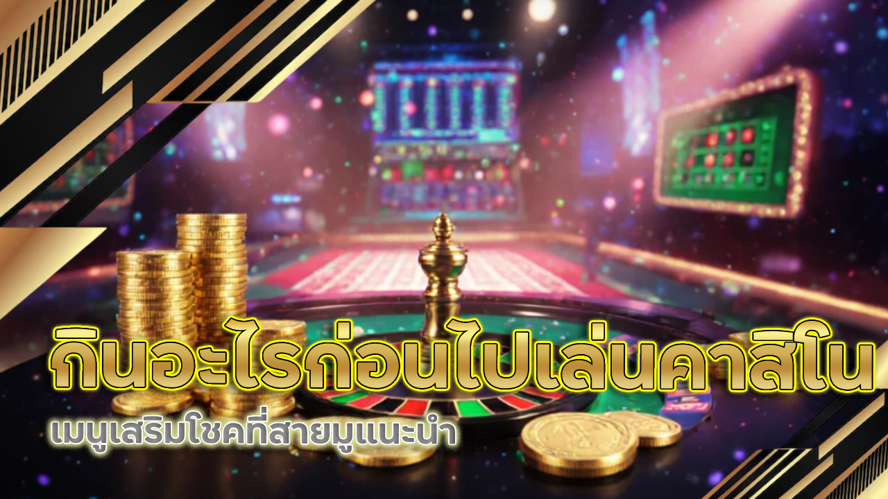 กินอะไรก่อนไปเล่นคาสิโน xbet289 ? เมนูเสริมโชคที่สายมูแนะนำ